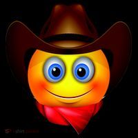 Cowboy Emoji Smiley Apron thumb 3