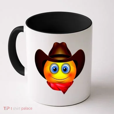 Cowboy Emoji Smiley Coffee Mug