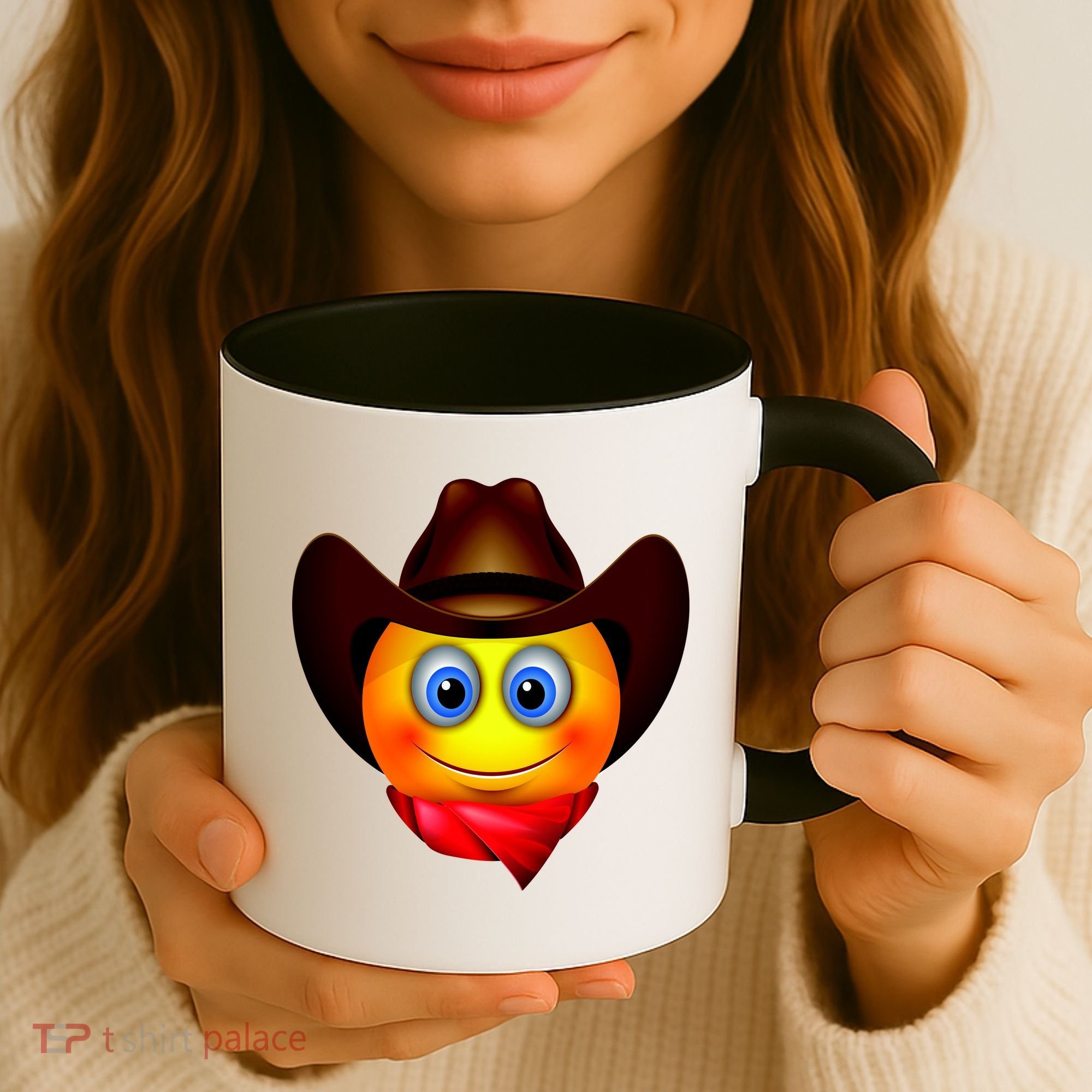 Cowboy Emoji Smiley Coffee Mug