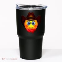 Cowboy Emoji Smiley Tumbler thumb 0