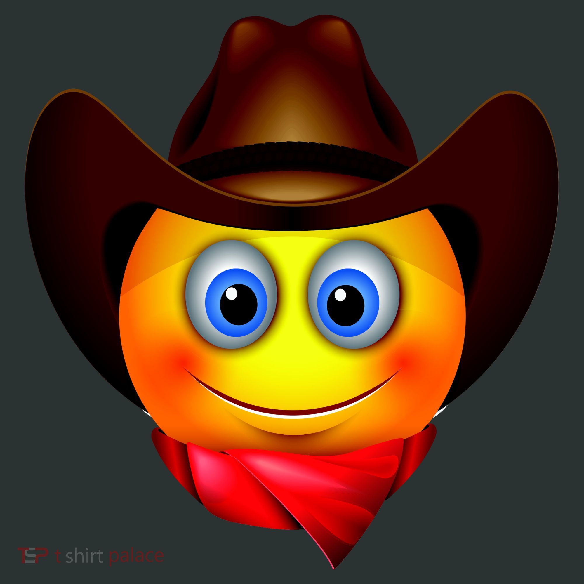 Cowboy Emoji Smiley Sweatshirt