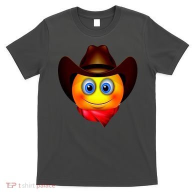 Cowboy Emoji Smiley T-Shirt