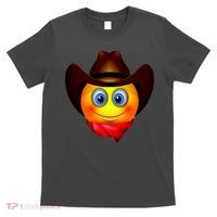 Cowboy Emoji Smiley T-Shirt thumb 0