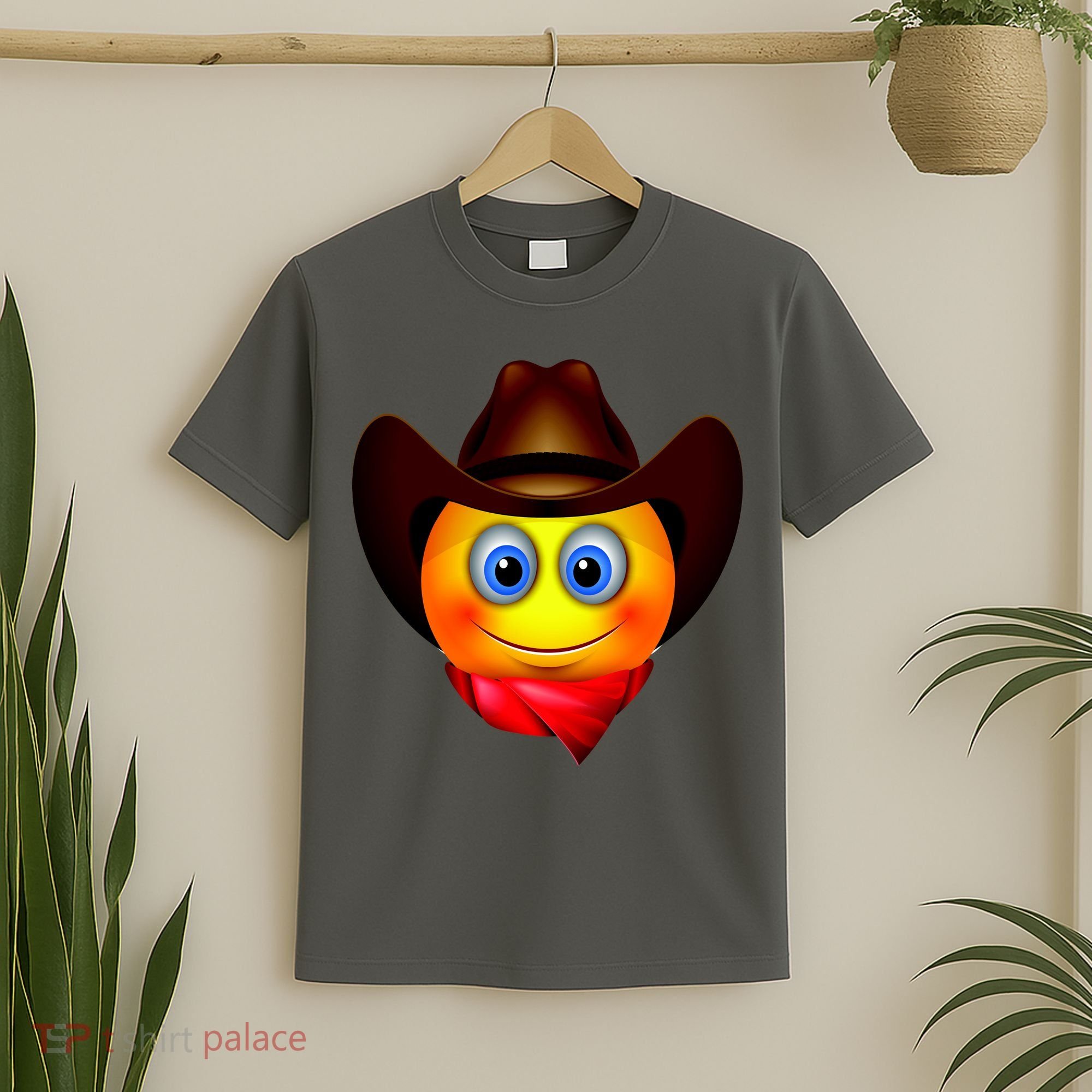 Cowboy Emoji Smiley T-Shirt