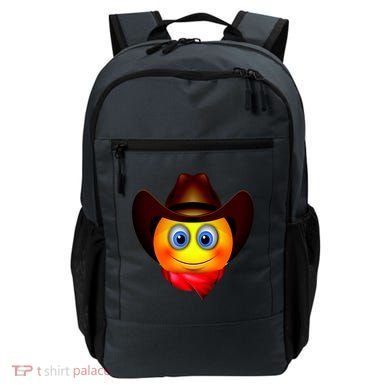 Cowboy Emoji Smiley Backpack