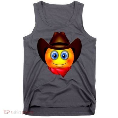 Cowboy Emoji Smiley Tank Top