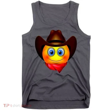 Cowboy Emoji Smiley Tank Top