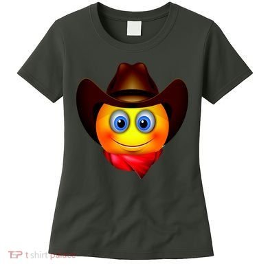 Cowboy Emoji Smiley Women's T-Shirt