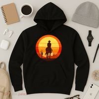 Cowboy Gamer Sunset Hoodie thumb 3