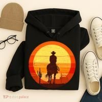 Cowboy Gamer Sunset Hoodie thumb 4