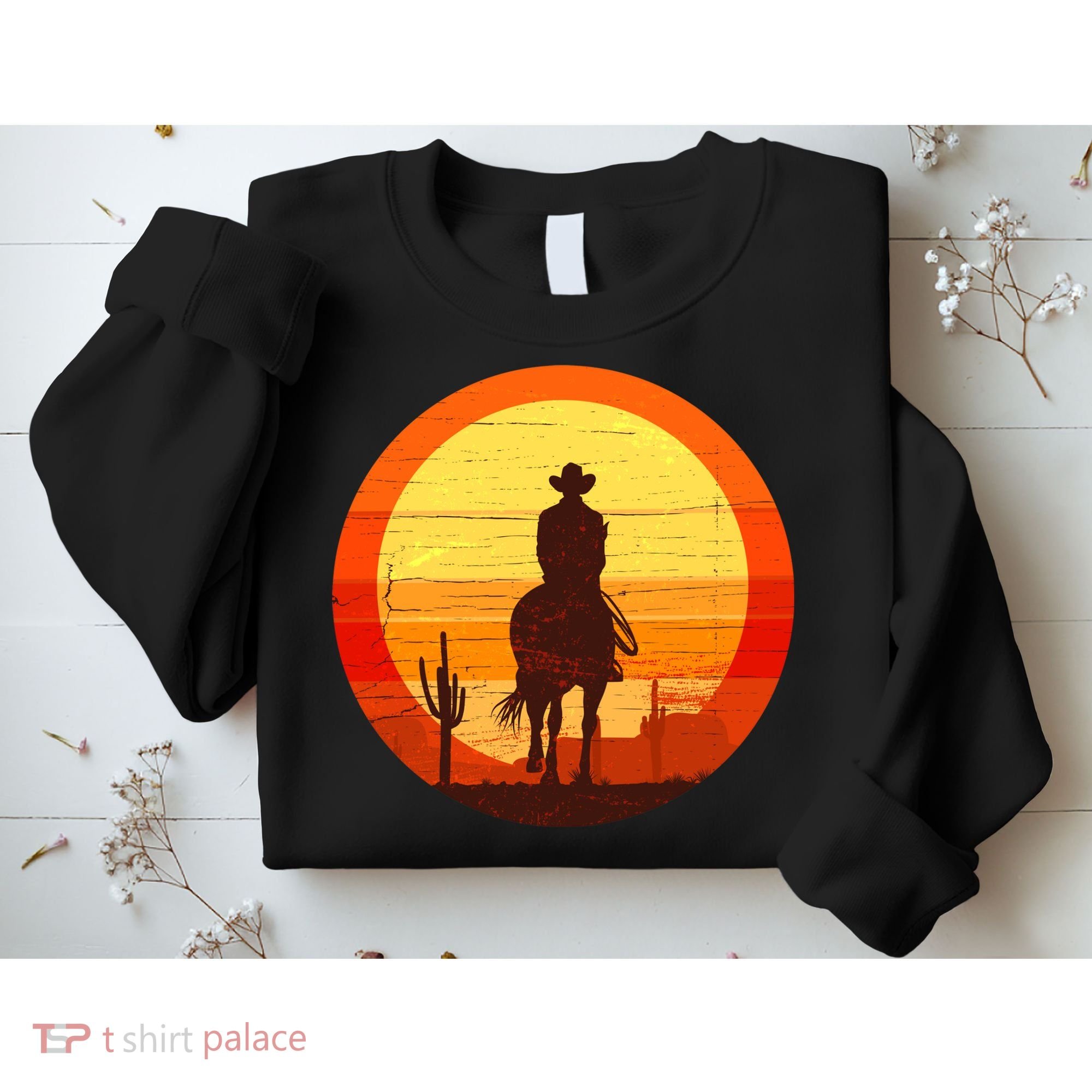 Cowboy Gamer Sunset Sweatshirt