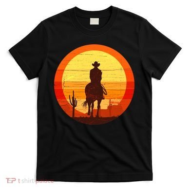 Cowboy Gamer Sunset T-Shirt