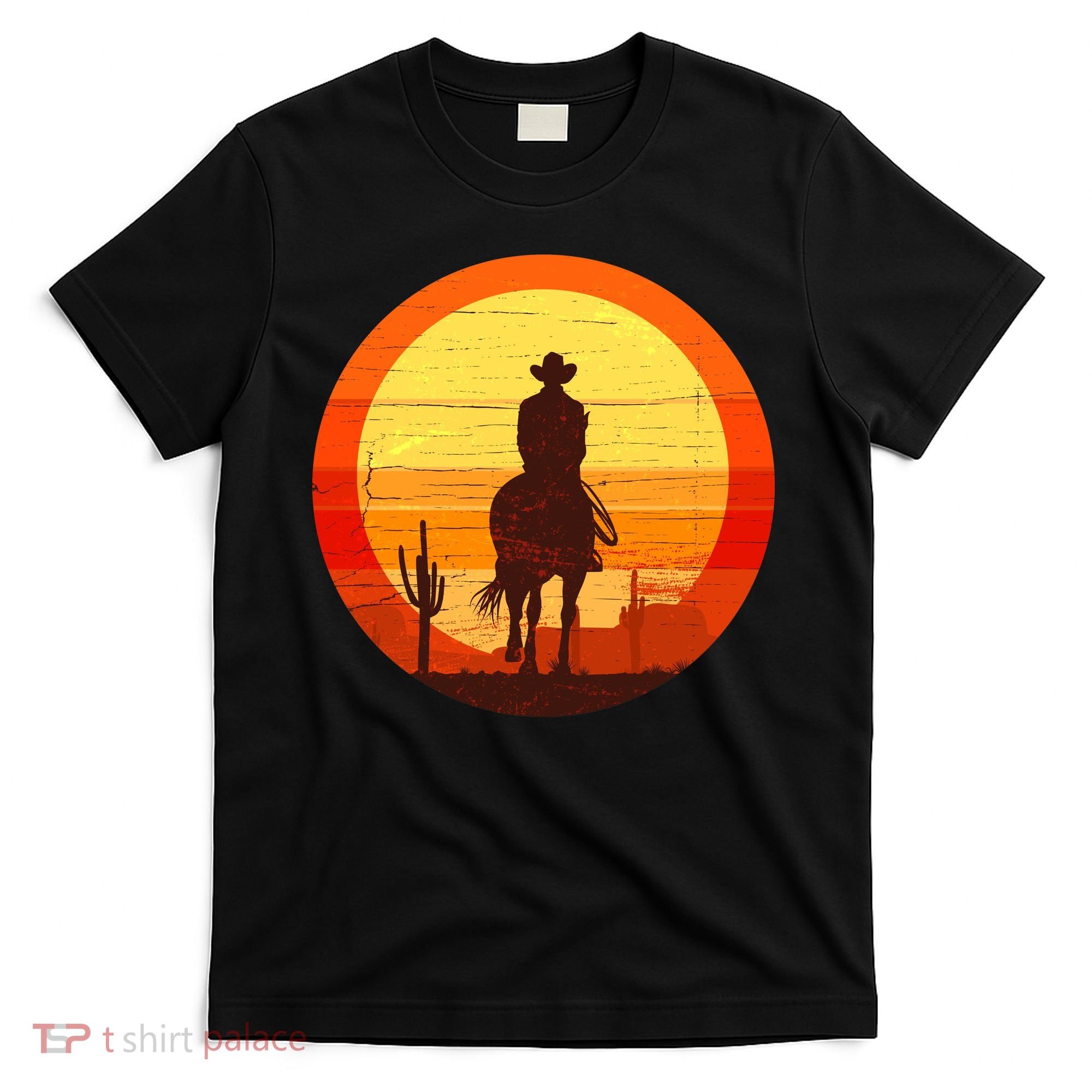 Cowboy Gamer Sunset T-Shirt