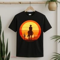 Cowboy Gamer Sunset T-Shirt thumb 2