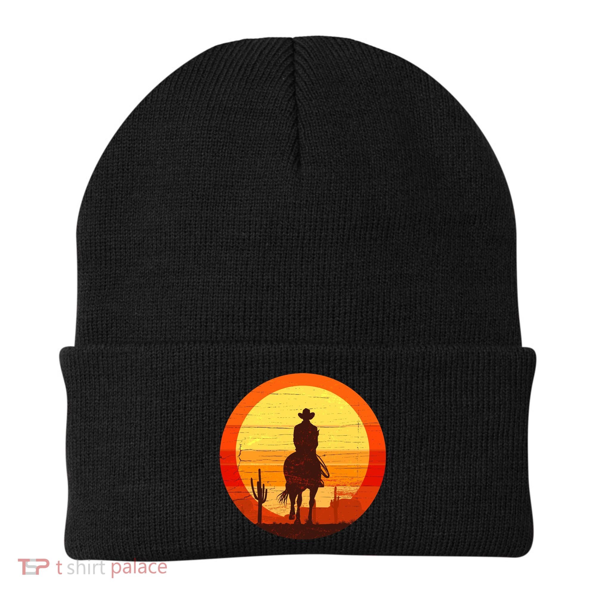 Cowboy Gamer Sunset Beanie