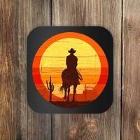 Cowboy Gamer Sunset Coaster thumb 0