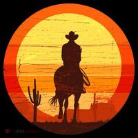Cowboy Gamer Sunset Coaster thumb 2