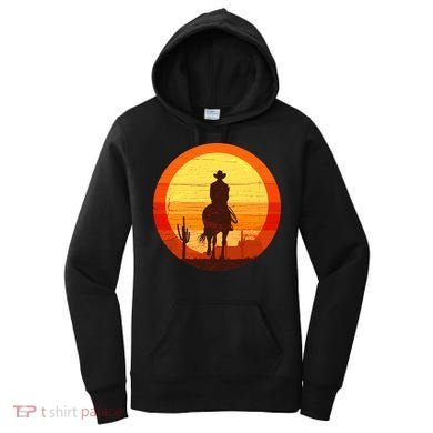 Cowboy Gamer Sunset Women's Hoodie