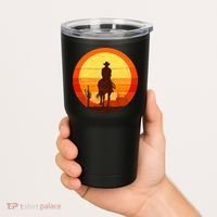 Cowboy Gamer Sunset Tumbler thumb 2