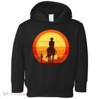 Cowboy Gamer Sunset Toddler Hoodie thumb 0