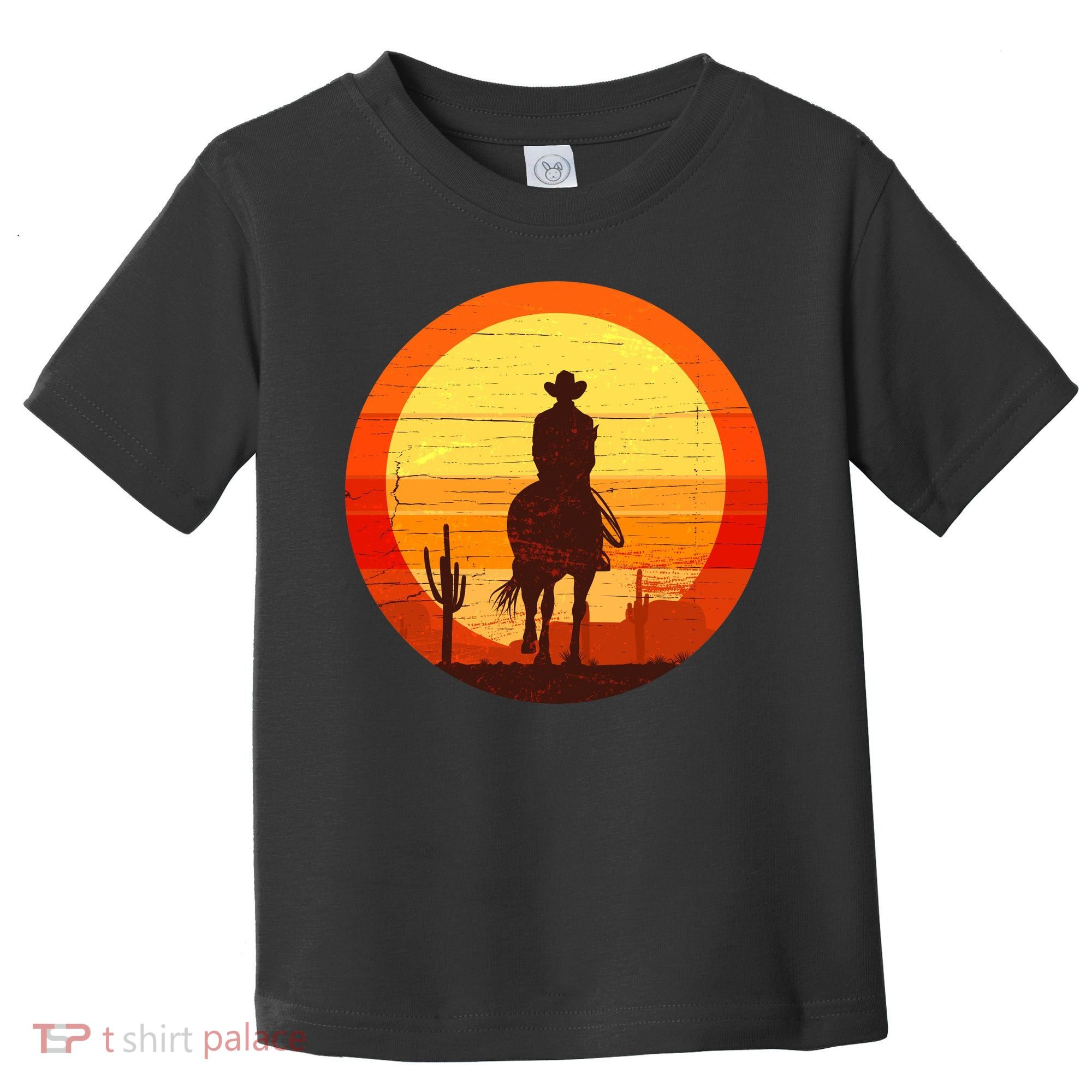 Cowboy Gamer Sunset Toddler T-Shirt