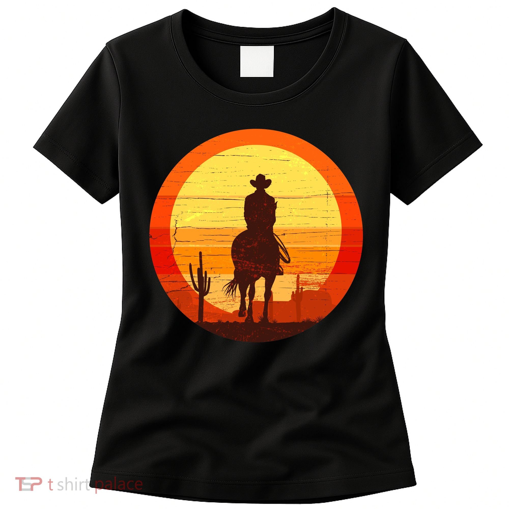 Cowboy Gamer Sunset Women's T-Shirt