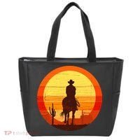 Cowboy Gamer Sunset Tote Bag thumb 0