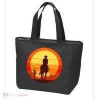 Cowboy Gamer Sunset Tote Bag thumb 3