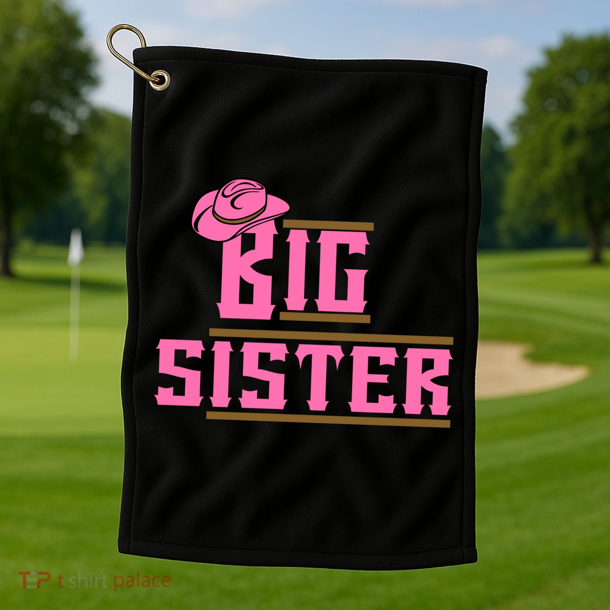 Cowgirl Big Sister Golf Towel
