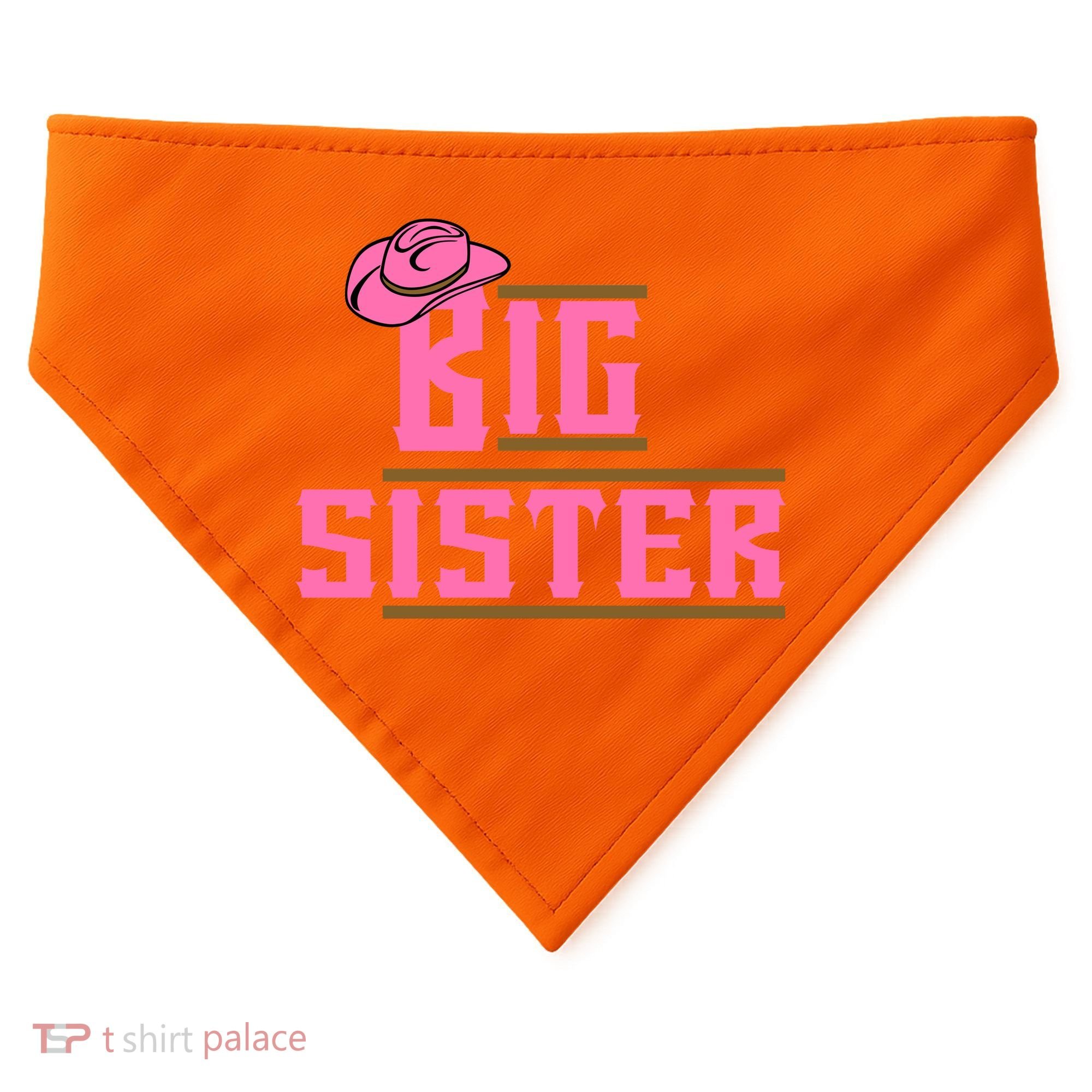 Cowgirl Big Sister USA-Made Doggie Bandana