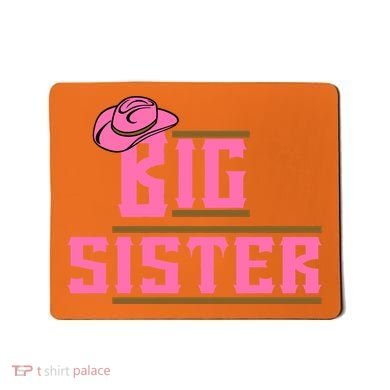 Cowgirl Big Sister Mousepad