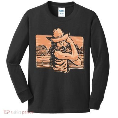 Cowgirl Flex Kids Long Sleeve Shirt