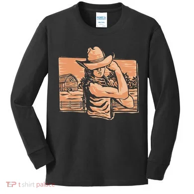 Cowgirl Flex Kids Long Sleeve Shirt
