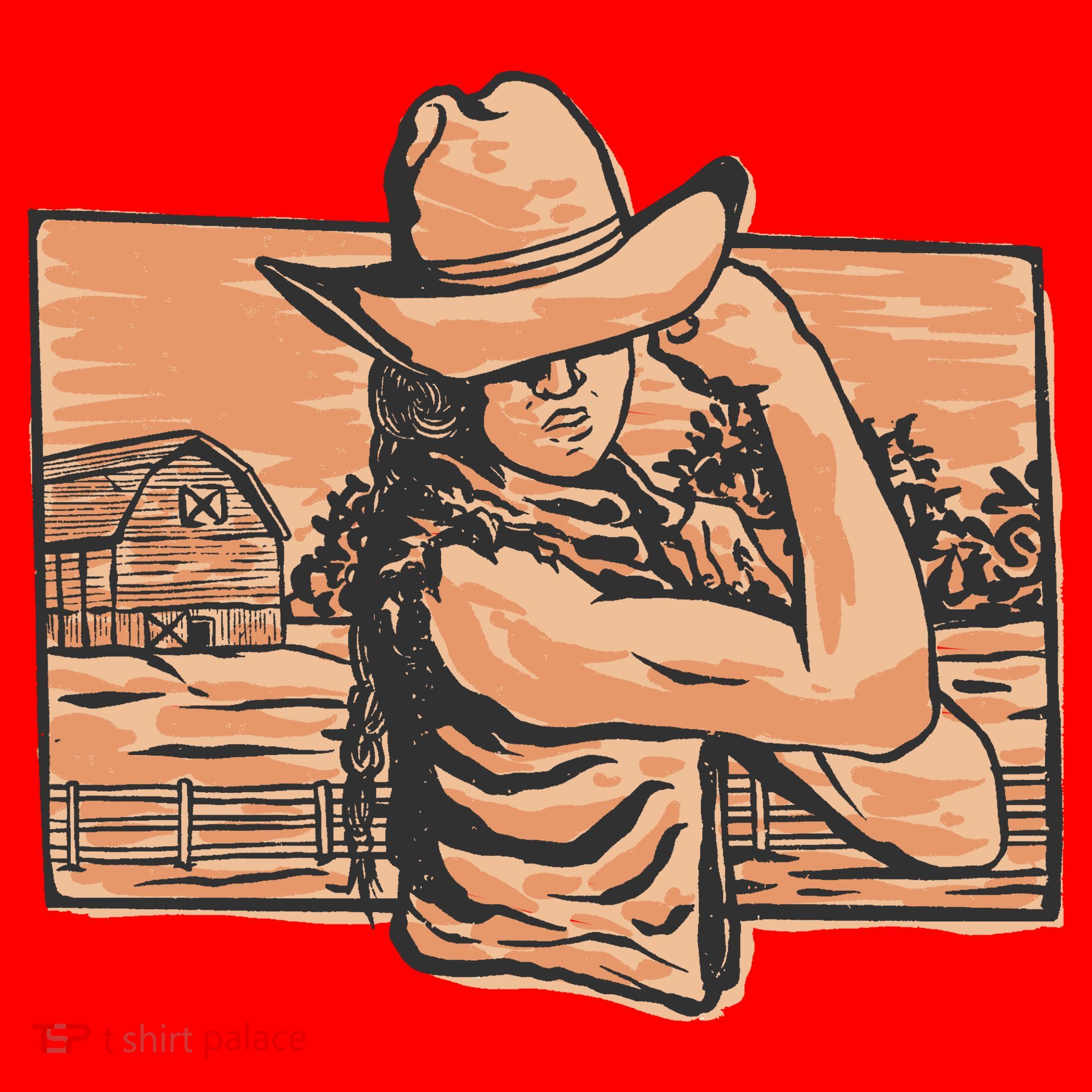 Cowgirl Flex Santa Hat