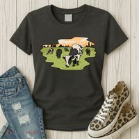 Cows In Field Women's T-Shirt thumb 3