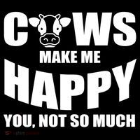 Cows Make Me Happy You Not So Much Bucket Hat thumb 4