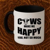 Cows Make Me Happy You Not So Much Coffee Mug thumb 2
