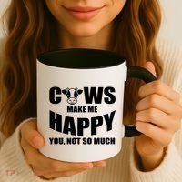 Cows Make Me Happy You Not So Much Coffee Mug thumb 3