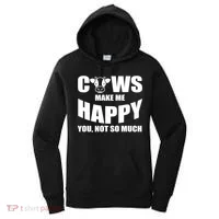 Cows Make Me Happy You Not So Much Women's Hoodie thumb 0