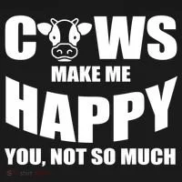 Cows Make Me Happy You Not So Much Women's Hoodie thumb 2