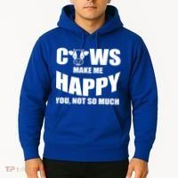 Cows Make Me Happy You Not So Much Hoodie thumb 2
