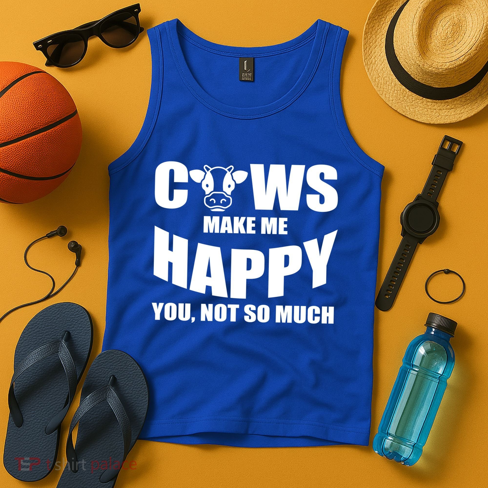 Cows Make Me Happy You Not So Much Tank Top