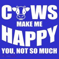 Cows Make Me Happy You Not So Much Tank Top thumb 6