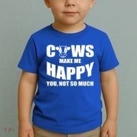 Cows Make Me Happy You Not So Much Toddler T-Shirt thumb 2