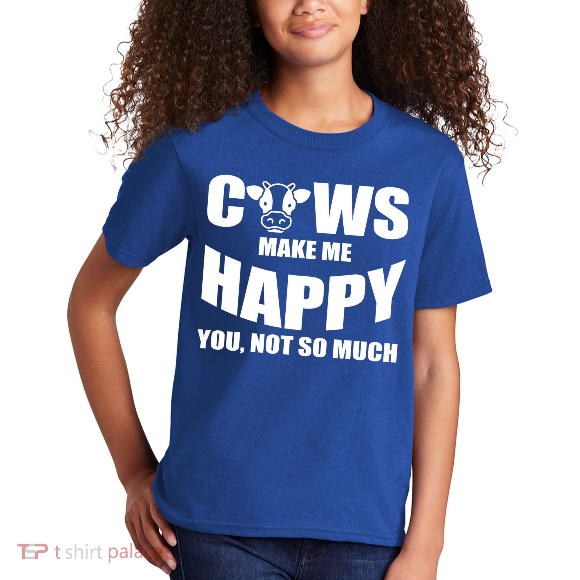 Cows Make Me Happy You Not So Much Kids T-Shirt