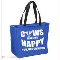 Cows Make Me Happy You Not So Much Tote Bag thumb 2
