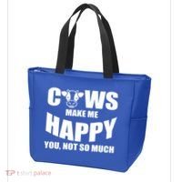 Cows Make Me Happy You Not So Much Tote Bag thumb 3