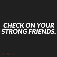 Check On Your Strong Friends Mental Health Hat thumb 2