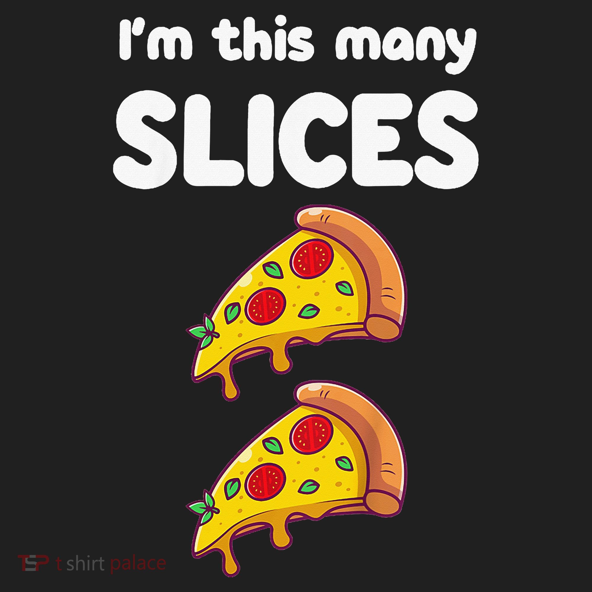 Cute Pizza 2nd Birthday I'm This Many Slices 2 Year Old Golf Towel