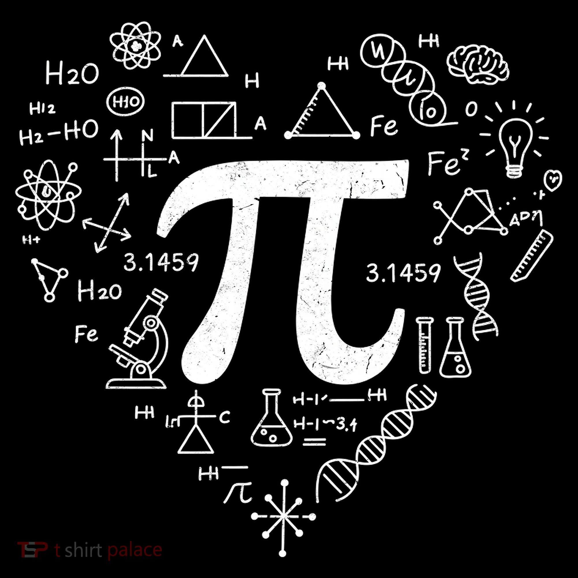 Cute Pi 3.14 Math Science Lover Heart Bucket Hat